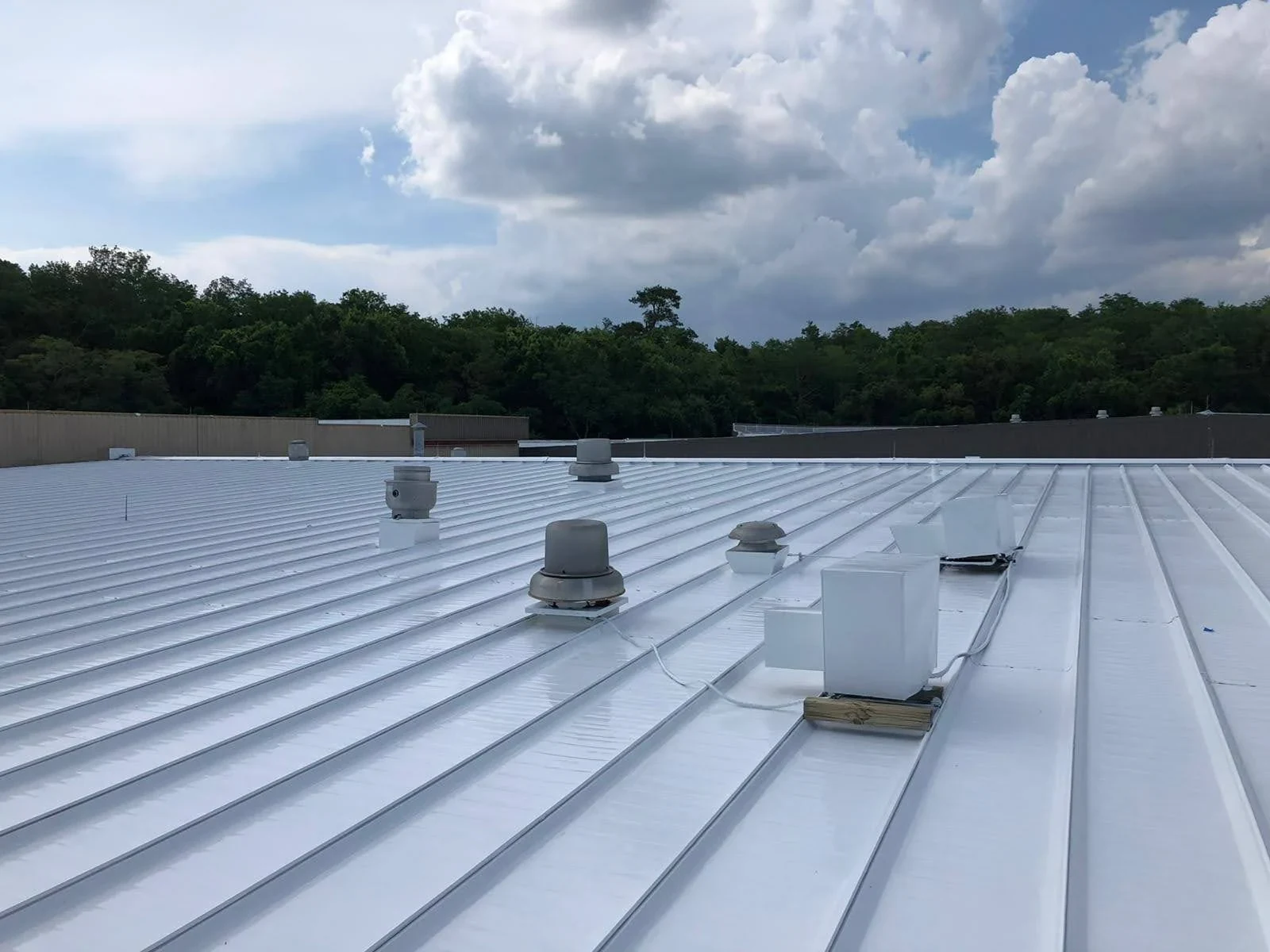 Commercial roof maintenance visit in Canton Ohio